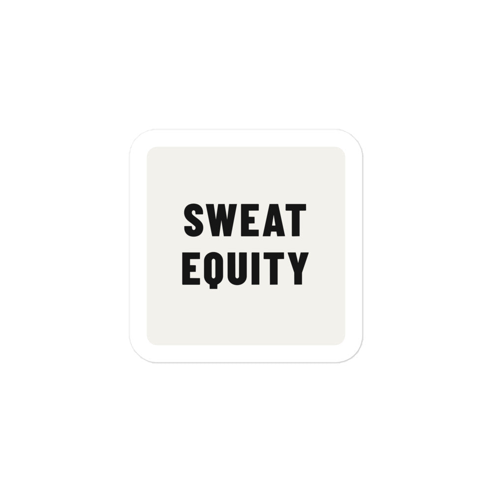 Talacha Sweat Equity sticker