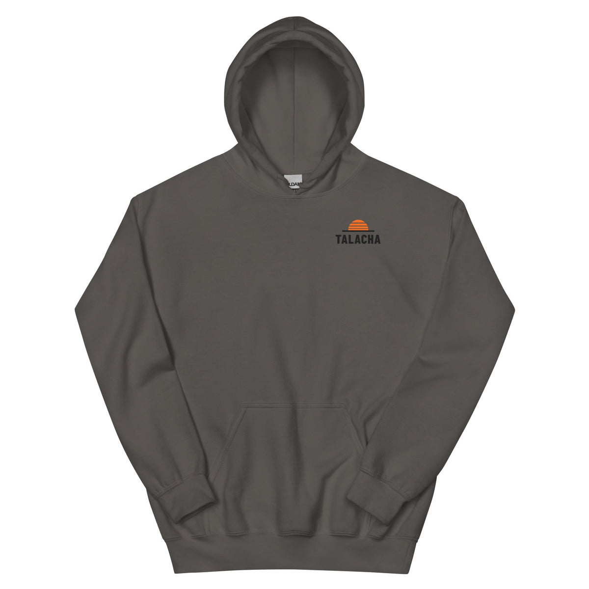Talacha Crew Bundle - charcoal hoodie, front